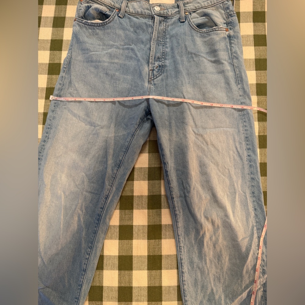 MOTHER Women's Straight Leg Jeans in Light Blue - Picture 15 of 16